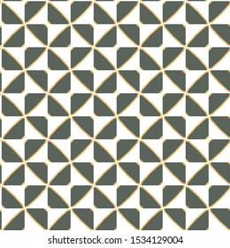 Seamless geometric ornamental vector pattern. Abstract background