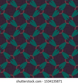 Seamless geometric ornamental vector pattern. Abstract background