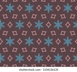 Seamless geometric ornamental vector pattern. Abstract background