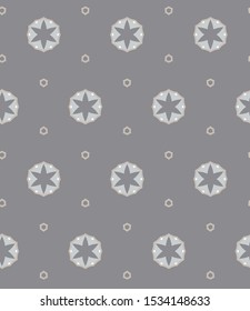 Seamless geometric ornamental vector pattern. Abstract background