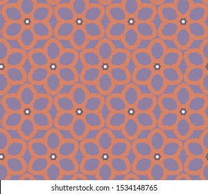 Seamless geometric ornamental vector pattern. Abstract background