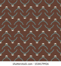 Seamless geometric ornamental vector pattern. Abstract background