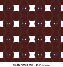 Seamless geometric ornamental vector pattern. Abstract background