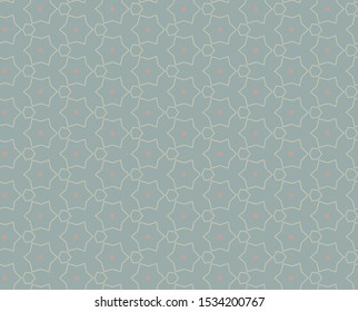 Seamless geometric ornamental vector pattern. Abstract background