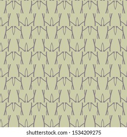 Seamless geometric ornamental vector pattern. Abstract background