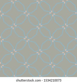 Seamless geometric ornamental vector pattern. Abstract background