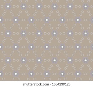 Seamless geometric ornamental vector pattern. Abstract background