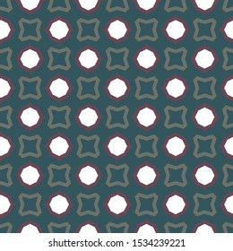 Seamless geometric ornamental vector pattern. Abstract background