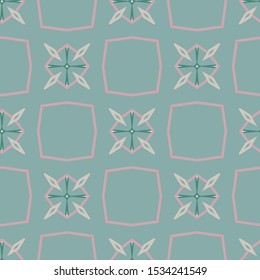 Seamless geometric ornamental vector pattern. Abstract background