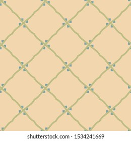 Seamless geometric ornamental vector pattern. Abstract background