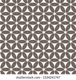 Seamless geometric ornamental vector pattern. Abstract background