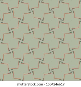 Seamless geometric ornamental vector pattern. Abstract background