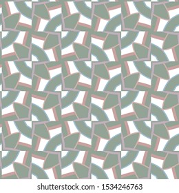 Seamless geometric ornamental vector pattern. Abstract background