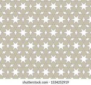 Seamless geometric ornamental vector pattern. Abstract background