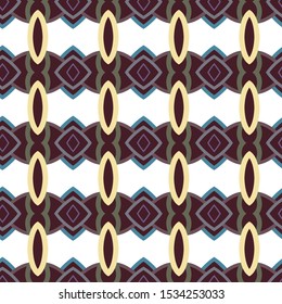 Seamless geometric ornamental vector pattern. Abstract background