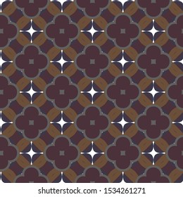 Seamless geometric ornamental vector pattern. Abstract background