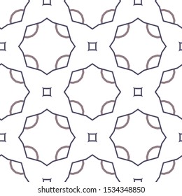 Seamless geometric ornamental vector pattern. Abstract background