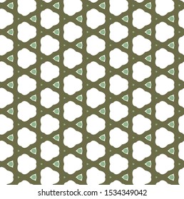 Seamless geometric ornamental vector pattern. Abstract background