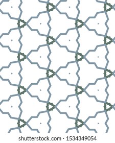 Seamless geometric ornamental vector pattern. Abstract background