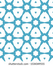 Seamless geometric ornamental vector pattern. Abstract background
