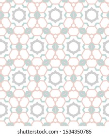 Seamless geometric ornamental vector pattern. Abstract background