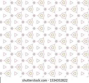 Seamless geometric ornamental vector pattern. Abstract background