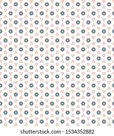 Seamless geometric ornamental vector pattern. Abstract background