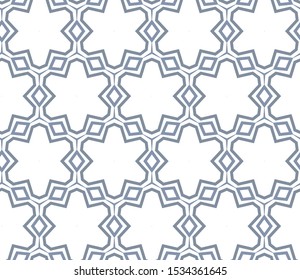 Seamless geometric ornamental vector pattern. Abstract background