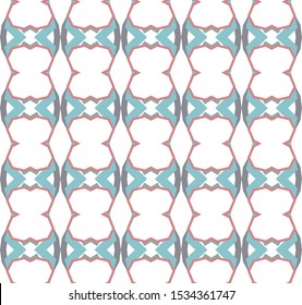 Seamless geometric ornamental vector pattern. Abstract background