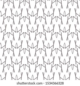 Seamless geometric ornamental vector pattern. Abstract background