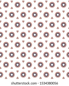 Seamless geometric ornamental vector pattern. Abstract background