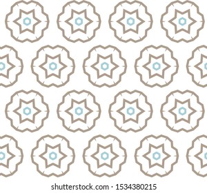 Seamless geometric ornamental vector pattern. Abstract background