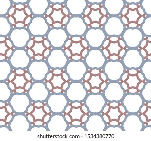 Seamless geometric ornamental vector pattern. Abstract background