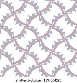 Seamless geometric ornamental vector pattern. Abstract background