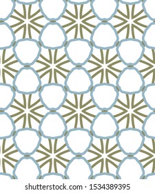 Seamless geometric ornamental vector pattern. Abstract background