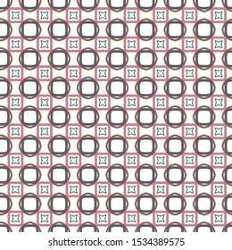 Seamless geometric ornamental vector pattern. Abstract background