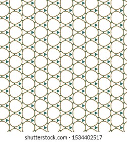 Seamless geometric ornamental vector pattern. Abstract background