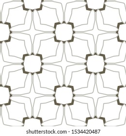 Seamless geometric ornamental vector pattern. Abstract background
