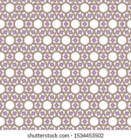 Seamless geometric ornamental vector pattern. Abstract background