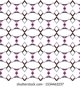 Seamless geometric ornamental vector pattern. Abstract background
