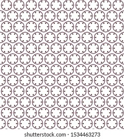 Seamless geometric ornamental vector pattern. Abstract background