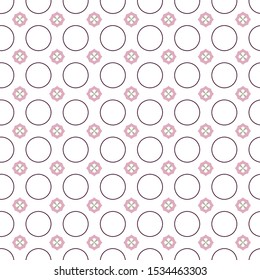 Seamless geometric ornamental vector pattern. Abstract background