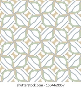 Seamless geometric ornamental vector pattern. Abstract background