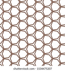 Seamless geometric ornamental vector pattern. Abstract background