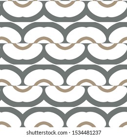 Seamless geometric ornamental vector pattern. Abstract background