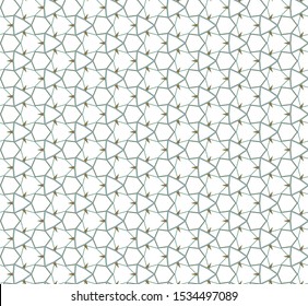 Seamless geometric ornamental vector pattern. Abstract background
