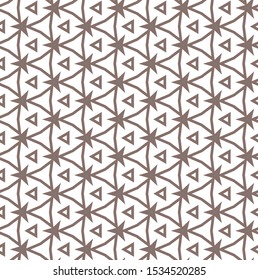 Seamless geometric ornamental vector pattern. Abstract background
