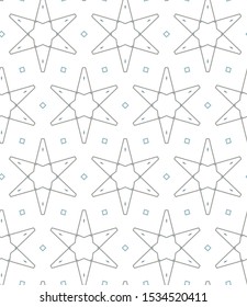 Seamless geometric ornamental vector pattern. Abstract background