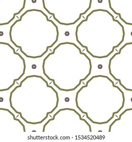 Seamless geometric ornamental vector pattern. Abstract background