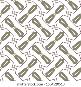 Seamless geometric ornamental vector pattern. Abstract background